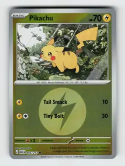 Pikachu (Energy Symbol Pattern) 055/217 - Pokemon - Ascended Heroes - Reverse NM - Image 1