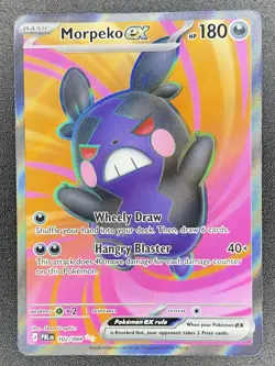 Morpeko Ex 102/084 Pitch Black Full Art Ultra Rare Pokemon - Image 1