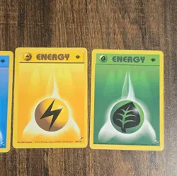 Pokemon TCG Base Set Gym Challenge Vintage Lot - Water Light Grass 1st edition - Image 2
