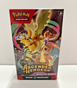 Pokemon TCG Mega Evolution Ascended Heroes Booster Bundle 6 Packs - Image 1