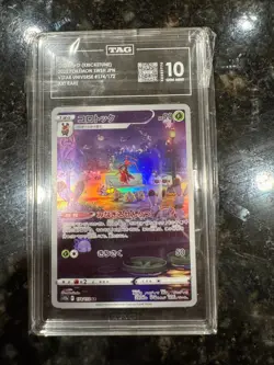 TAG 10 Gem Mint 2022 Pokemon SWSH JP Kricketune VStar Universe 174/172 - Image 1