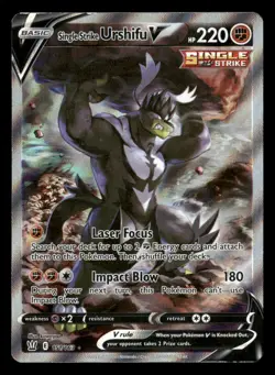 Single Strike Urshifu V - 151/163 - Ultra Rare - Battle Styles - Pokemon - LP - Image 1