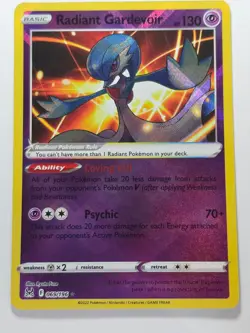RADIANT GARDEVOIR 069/196 RADIANT RARE LOST ORIGIN HOLO NM/M POKEMON - Image 1
