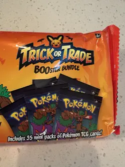 2024 Pokemon TCG Trick Or Treat BOOster Bundle 35 Mini Packs New & Sealed - Image 2