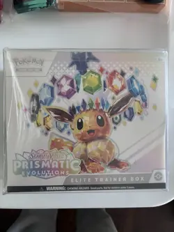 Pokemon TCG Scarlet Violet Prismatic Evolutions Elite Trainer Box ETB New Sealed - Image 1