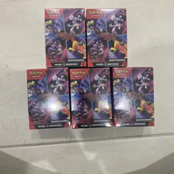 5 x Pokemon TCG Destined Rivals Scarlet Violet English Booster Bundle New Sealed - Image 1