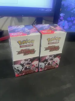 Pokemon TCG Destined Rivals 18-Pack Half Booster Box - New/Sealed X2 Bundle 🔥 - Image 1
