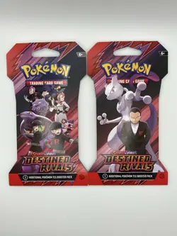 Destined Rivals Sleeved Booster Pack Bundle x2 Factory Sealed Pokemon TCG - Image 1