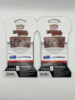 Destined Rivals Sleeved Booster Pack Bundle x2 Factory Sealed Pokemon TCG - Image 2