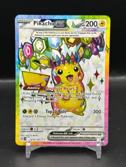 Pokemon Pikachu ex 219/191 Surging Sparks Holo - Image 1