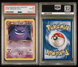 2002 POKEMON NEO DESTINY DARK GENGAR-HOLO #6 PSA 4 - Image 3