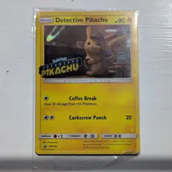 SEALED Detective Pikachu SM190 Promo Holo Stamp Pokemon TCG Card 2019 English - Image 1