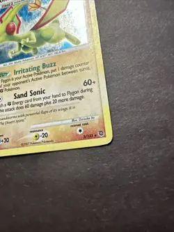 Pokemon 2007 Secret Wonders Flygon Holo Rare Card #5/132 MP-LP LV.60 - Image 2