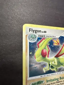 Pokemon 2007 Secret Wonders Flygon Holo Rare Card #5/132 MP-LP LV.60 - Image 4