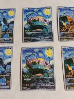 6Pokemon x Van Gogh Black Star Promo ACG Art Card - read description - Image 3