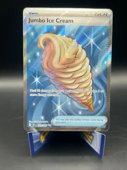 Pokemon Card TCG Jumbo Ice Cream 109/086 Ultra Rare Full Art Chaos Rising 2026 - Image 1
