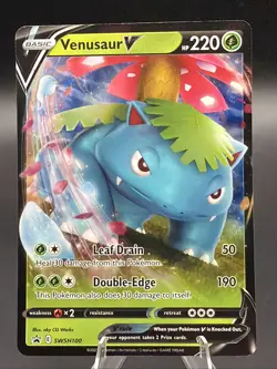 Venusaur V SWSH100 SWSH: Sword & Shield Promo Cards Holo - Image 1