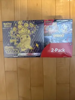 Pokemon Surging Sparks Elite Trainer Box and Booster Bundle Costco, 2-Pack - Image 1