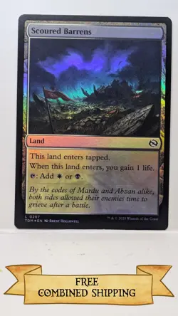 Scoured Barrens Tarkir: Dragonstorm Foil - Image 1