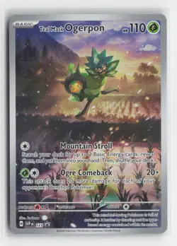 Pokemon SV: Black Star Promo #123 Teal Mask Ogerpon - Image 1