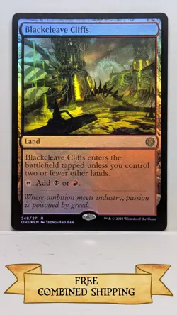 Blackcleave Cliffs Phyrexia: All Will Be One Foil - Image 1