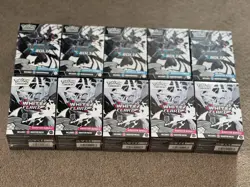 10x New & Sealed Pokemon TCG Black Bolt and White Flare Booster Bundle (5x each) - Image 2