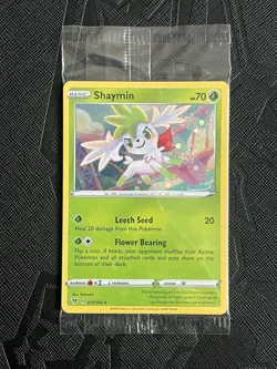 Pokemon TCG *SEALED/SWIRL* Shaymin 015/185 Vivid Voltage Cosmos Holo - NM - Image 4