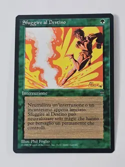 MTG 1995 Italian Legends SFUGGIRE AL DESTINO Avoid Fate Magic NM+ - Image 1
