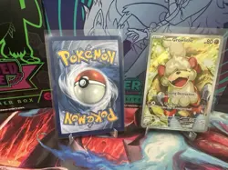Pokemon TCG Hisuian Growlithe Illustration Rare And Perrin Full Art - Image 2