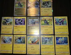13 Shinx, Luxio & Luxray Pokemon Cards NM Including Luxray EX 068/167 - Image 1