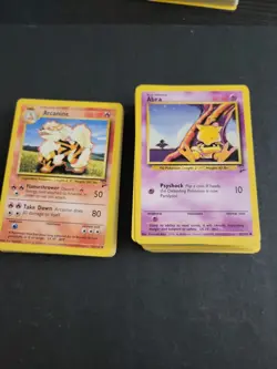 NM/LP Pokemon 100% Complete WOTC Base Set 2 Uncommon Commons Set 33-130 NO RARES - Image 1