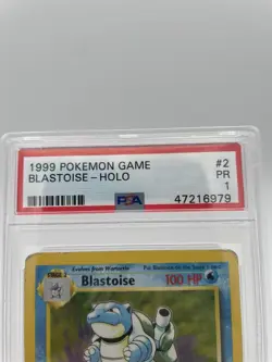 1999 Pokemon Base Set Blastoise Holo #2 PSA 1 Unlimited Cert 47216979 - Image 4