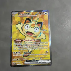 🔥 Meowth ex Full Art 107/088 Me03: Perfect Order Pokemon TCG 🔥A - Image 1