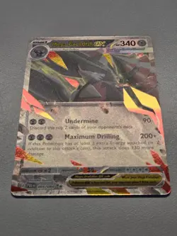 Mega Excadrill EX 103/084 Pokemon Mega Evolution Pitch Black Full Art Ultra Rare - Image 5