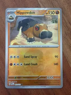 Pokemon TCG Hippowdon 053/131 Prismatic Evolutions (Poke Ball Pattern) - Image 1