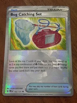 Pokemon TCG Bug Catching Set 102/131 Prismatic Evolutions (Poke Ball Pattern) - Image 1