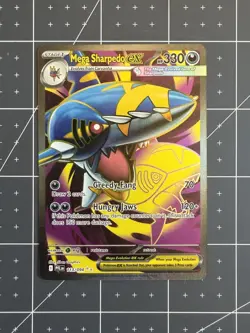 Mega Sharpedo ex 113/094 Ultra Rare Phantasmal Flames Pokemon Holo Near Mint - Image 1