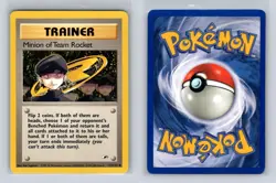 Minion of Team Rocket 113/132 Uncommon Gym Heroes Unlimited Pokemon MP - Image 3