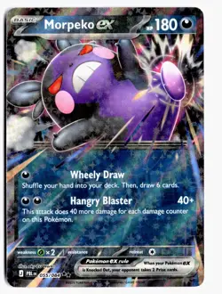 Morpeko ex 055/084 Double Rare Pitch Black Pokemon Holo NM - Image 1