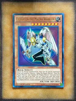 Yugioh Valkyrion the Magna Warrior YGLD-ENB01 Ultra Rare 1st Ed LP - Image 1