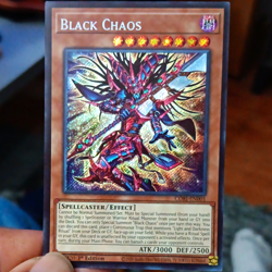 Konami Yu-Gi-Oh! TCG Black Chaos CORI-EN001 Secret Rare Holo 1st Ed - Image 1