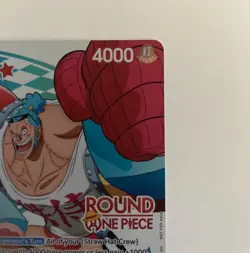 One Piece x Round 1 Franky Promo Card ST21-011 (English) - Image 3