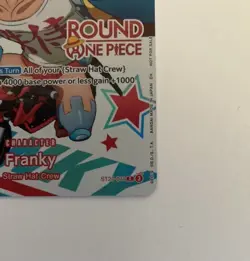 One Piece x Round 1 Franky Promo Card ST21-011 (English) - Image 5