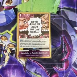 We're Going to Claim the One Piece!!! OP07-077 500 Years in the Future Foil - Image 1