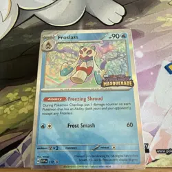 Pokemon SEALED Stamped Promo Froslass Twilight Masquerade SVP 117 - Image 1