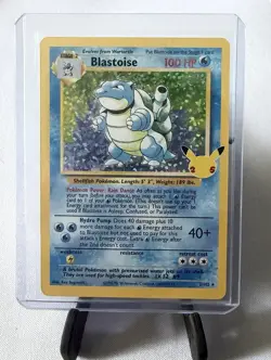 Pokemon TCG Blastoise 2/102 Celebrations Classic Collection Holo English - Image 1
