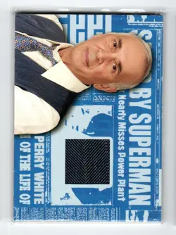 2006 Superman Returns Saved by Superman Memorabilia #10 Perry White's Suit - Image 1