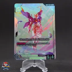 Gundam Aerial Rebuild - GD01-067 LR+ Alt Art TCG Newtype Rising Card English NM - Image 1
