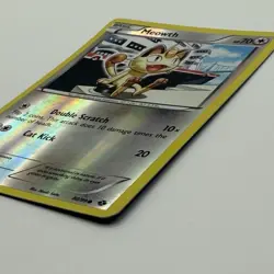 Meowth 80/99 Next Destinies Reverse Holo Pokemon Card Cat Kick - Image 2