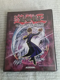 Yu-Gi-Oh! Trading Card Game Card Binder + 100 Cards All Vintage 1996 - Image 1